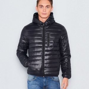 Replay RPL Duckfree Hooded Reverseble Jacket Black