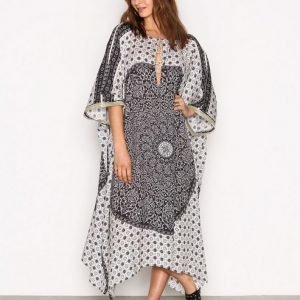 Replay W9371 000 71222 Dress Loose Fit Mekko White / Black