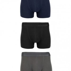 Resteröds 3-Pack Gunnar Bamboo Boxer Bokserit Black/Grey/Blue