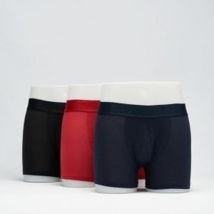 Resteröds 3-pack Bamboo Boxer 05 Black/Navy/Red