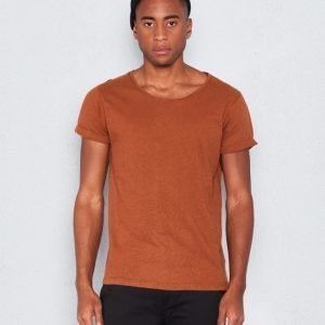 Resteröds Jimmy Linen Tee Brown