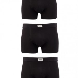 Resteröds Original 3-Pack Short Boxer Bokserit Musta