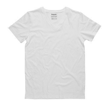 Resteröds Original V-Neck Tee White