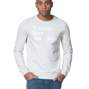 Revolution Printed Sweat Grey