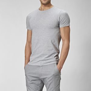 Riley Holborn O-Neck T-Paita Harmaa