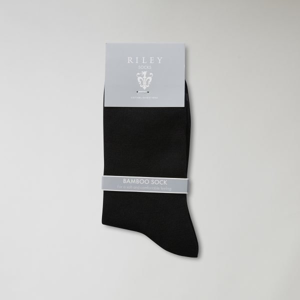 Riley Solid Bamboo Sock Sukat