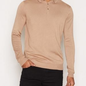 River Island Achcroft Polo Pikeepaita Camel