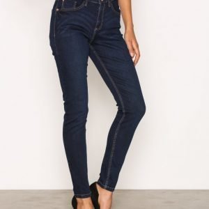 River Island Amelie Terry Regular Length Jeans Skinny Farkut Dark Denim