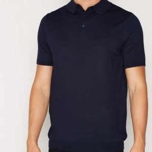 River Island Ashcroft Polo SS Pikeepaita Navy