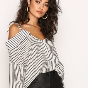 River Island Bardot Casual Top Pusero Stripes