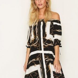 River Island Bardot Print Dress Loose Fit Mekko Print