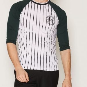 River Island Baseball Stripe Raglan Pusero Green