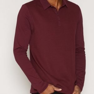 River Island Blocked Textured Pikeepaita Berry