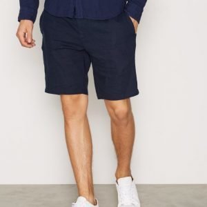 River Island Booster Linen Short Shortsit Navy