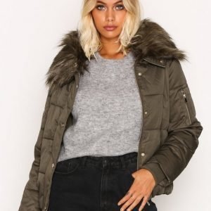 River Island Cool Jacket Puffer Untuvatakki Khaki