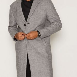 River Island Grant Overcoat Takki Grey