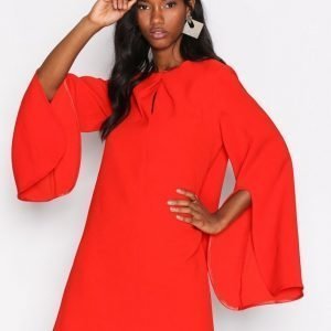 River Island Ls Swing Dress Loose Fit Mekko Red