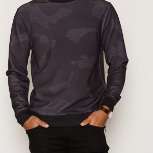 River Island Scuba Sweat Pusero Black