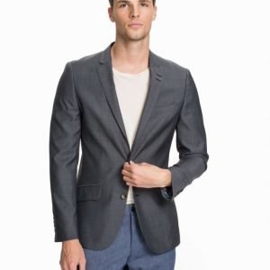 River Island Skylar Herringbone Jacket Bleiseri Grey