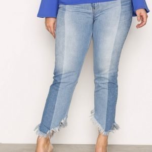 River Island Splice Jean Jeans Loose Fit Farkut Mid Blue