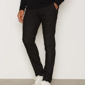 River Island Trousers Pukuhousut Black