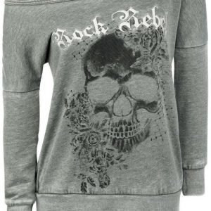 Rock Rebel By Emp 2 In1 Burnout Sweatshirt Naisten Svetari