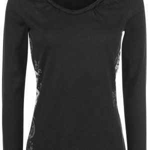 Rock Rebel By Emp Braided Skull Longsleeve Naisten Pitkähihainen Paita