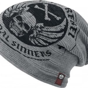 Rock Rebel By Emp Crossbones Beanie Pipo