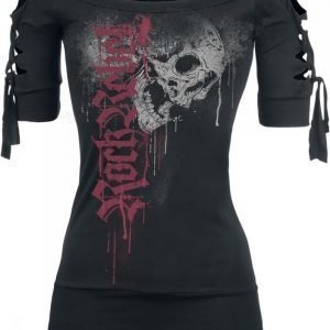 Rock Rebel By Emp Drops Skull Cut Out Shirt Naisten T-paita