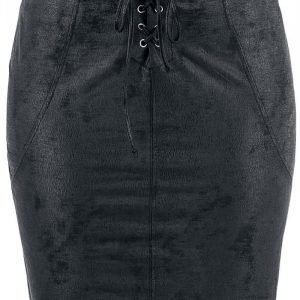 Rock Rebel By Emp Fake Suede Skirt Lyhyt Hame