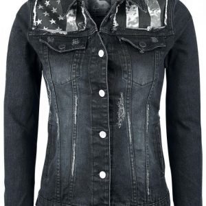 Rock Rebel By Emp Flag Jeansjacket Naisten Farkkutakki