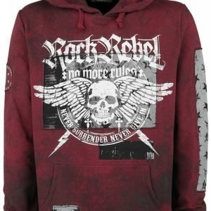 Rock Rebel By Emp Flying Skull Hoodie Huppari