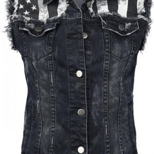 Rock Rebel By Emp Jeans Waistcoat Naisten Liivi