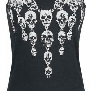 Rock Rebel By Emp Necklace Skull Top Naisten Toppi