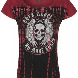 Rock Rebel By Emp No More Rules Batik Circle Naisten T-paita