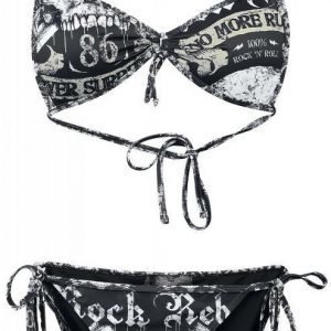 Rock Rebel By Emp No More Rules Bikini Set Bikinit