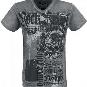 Rock Rebel By Emp No More Rules V Neck T-paita