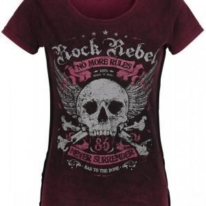 Rock Rebel By Emp Reversible No More Rules Naisten T-paita