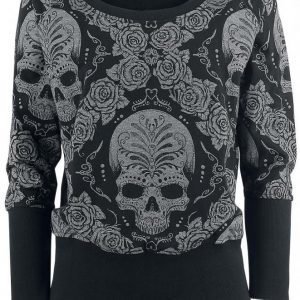 Rock Rebel By Emp Roses & Skull Sweatshirt Naisten Svetari