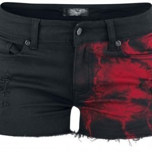 Rock Rebel By Emp Vicky Snow Split Leg Hotpants Hotpantsit