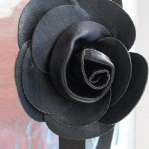 Rose musta ohut vyö