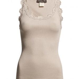 Rosemunde Silk Top Regular W/Vintage Lace