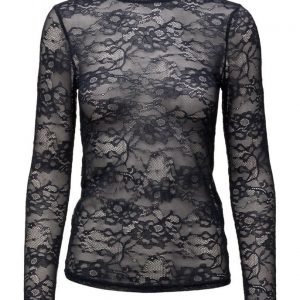 Rosemunde T-Shirt Regular Ls W/Lace pitkähihainen pusero