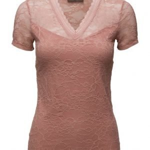 Rosemunde T-Shirt Regular Ss W/Lace