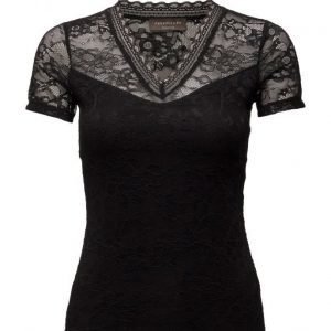 Rosemunde T-Shirt Regular Ss W/Lace