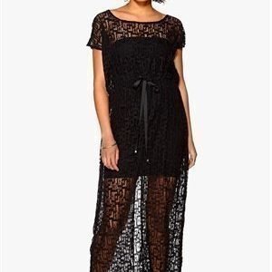 Rut & Circle Cilla Lace Caftan 800 Black Comb