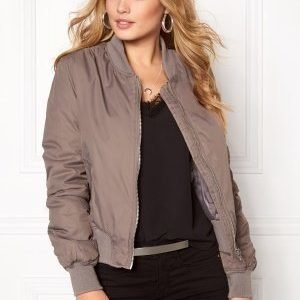 Rut & Circle Kate Bomber Jacket Lt Taupe