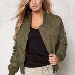 Rut & Circle Kate Bomber Jacket Vintage Green