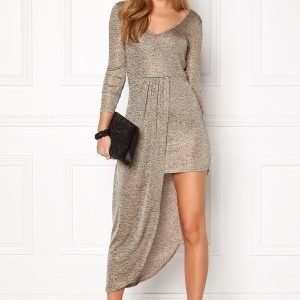 Rut & Circle Kelly wrap dress 513 Gold