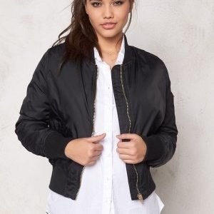 Rut & Circle New Kate Bomber Jacket Black/Gold